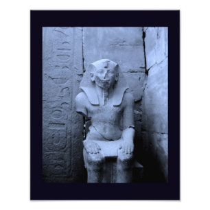 King Tut Resting Foto Afdruk