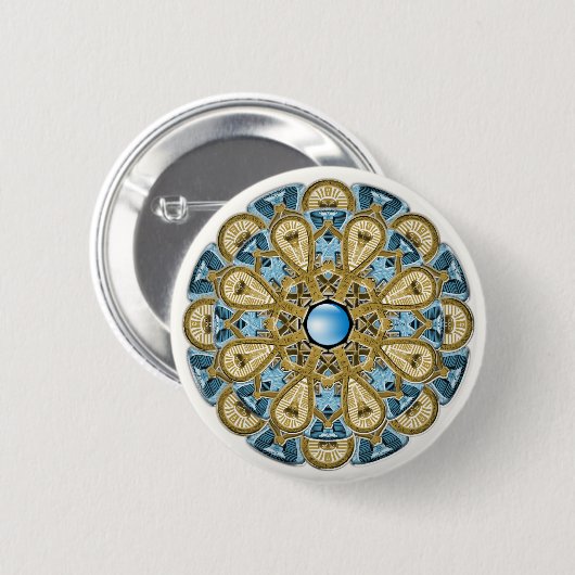 King Tut Ronde Button 5,7 Cm (Voorkant /achterkant)