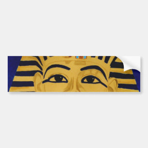 King Tut Toetanchamon gouden begrafenismasker stic Bumpersticker