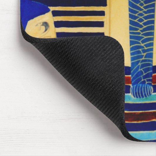 King Tut Tutankhamun Ancient Egypt Art MousePad Muismat (Hoek)
