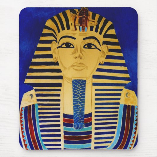 King Tut Tutankhamun Ancient Egypt Art MousePad Muismat (Voorkant)