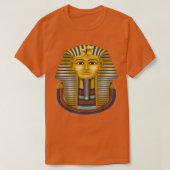King Tut Tutankhamun Gold Mask Egyptian Ancient Go T-shirt (Design voorkant)