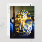 King Tutankhamun Briefkaart (Voorkant / Achterkant)
