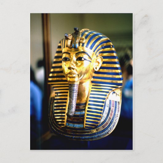 King Tutankhamun Briefkaart (Voorkant)