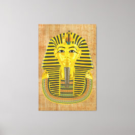 King Tutankhamun Canvas Afdruk