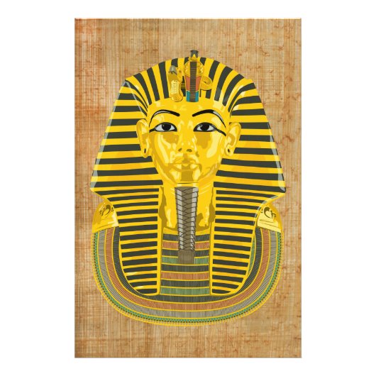 King Tutankhamun Foto Afdruk (Voorkant)