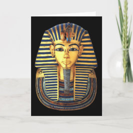 King Tutankhamun, Gold Mask, Egyptische Farao Aankondiging