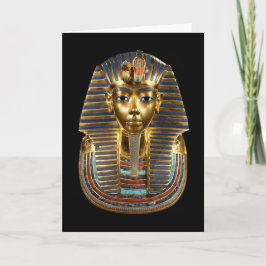 King Tutankhamun, Gold Mask, Egyptische Farao Aankondiging