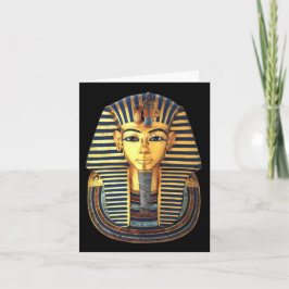 King Tutankhamun, Gold Mask, Egyptische Farao Kaart
