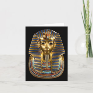 King Tutankhamun, Gold Mask, Egyptische Farao Kaart