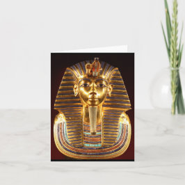 King Tutankhamun, Gold Mask, Egyptische Farao Kaart