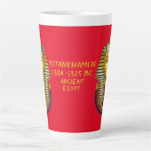 King Tutankhamun Latte Mok (Voorkant)