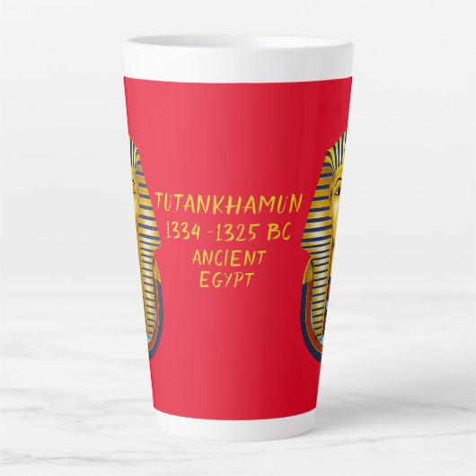 King Tutankhamun Latte Mok (Voorkant)