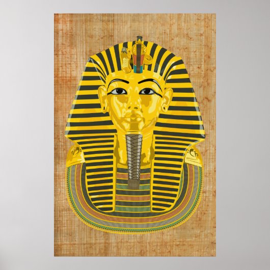 King Tutankhamun Poster (Voorkant)
