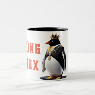 King Tux - Regal Linux Penguin Koffie Mok