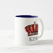 “KING” TWEEKLEURIGE KOFFIEMOK (Voorkant rechts)