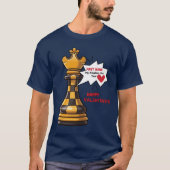 King Valentijnse Custom My Kingdom Vriendin T-shirt (Voorkant)