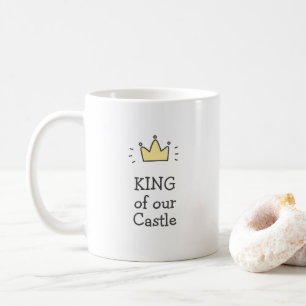 KING van ons kasteel Leuke Vaderdag / Pap Koffiemok