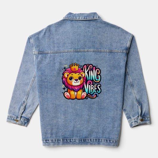 King vibes denim jacket (Achterkant)