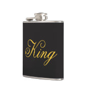 King Vinyl Wrapped Flask Heupfles (Links)