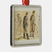 King Vittorio Emanuele II Metalen Ornament (Rechts)