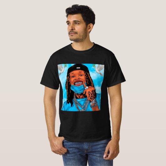 King Von rapper T-shirt (Voorkant volledig)