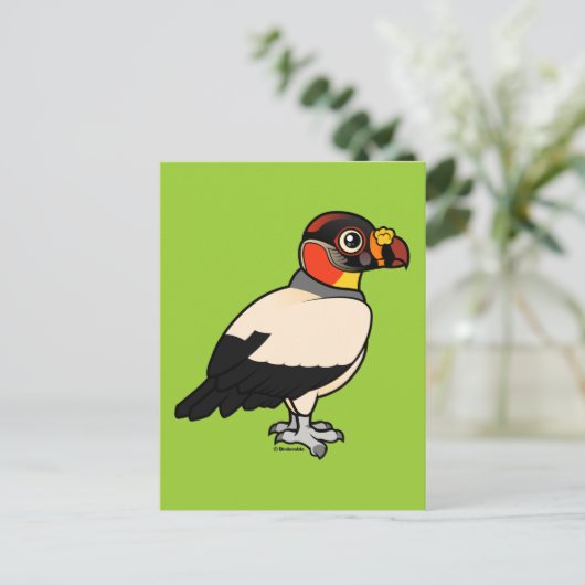 King Vulture Briefkaart (Staand voorkant)
