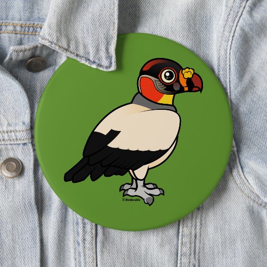 King Vulture Ronde Button 6,0 Cm (In situ)
