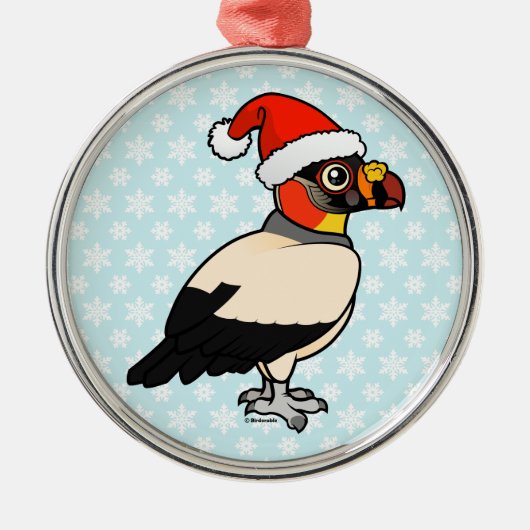 King Vulture Santa Metalen Ornament (Voorkant)