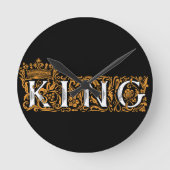 King Wall Clock Ronde Klok (Voorkant)