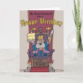 King Wally Happy Birthday Kaart (Voorkant)