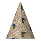 King Wild Thing Gold Crown Burlap Birthday Party Feesthoedjes (Achterkant)