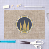 King Wild Thing Gold Crown Burlap Birthday Party Tissuepapier (Craft)