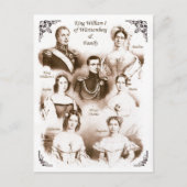 King William I of Württemberg & Family Briefkaart (Voorkant)
