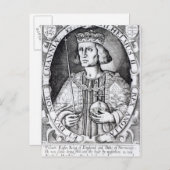 King William II of England, 1618 Briefkaart (Voorkant / Achterkant)