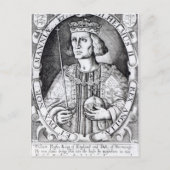 King William II of England, 1618 Briefkaart (Voorkant)