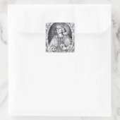 King William II of England, 1618 Vierkante Sticker (Tas)