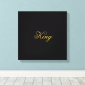 King Wrapped Canvas (Insitu (Houten vloer))