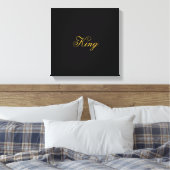 King Wrapped Canvas Afdruk (Insitu (Slaapkamer))