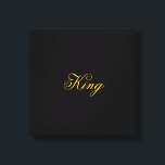 King Wrapped Canvas Afdruk<br><div class="desc">King Wrapped Canvas</div>