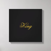 King Wrapped Canvas Afdruk (Voorkant)