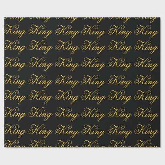 King Wrapping Paper Cadeaupapier (Vlak)