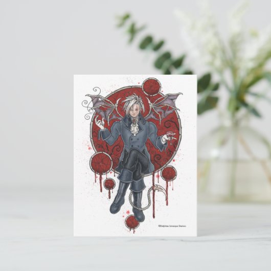King Zerick Gothic Briefkaart (Staand voorkant)