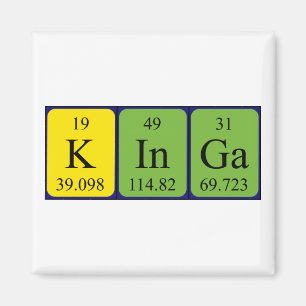 Kinga periodiek table name magnet