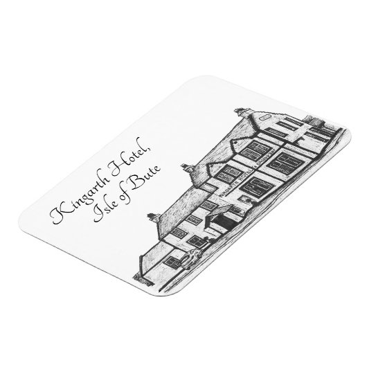 Kingarth Hotel, eiland Bute- Magneet (Linkerzijde)