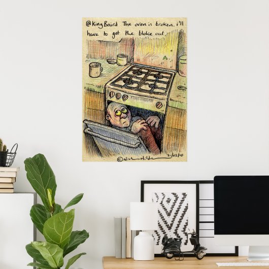 @kingbaird irkafirka poster (Thuiskantoor)