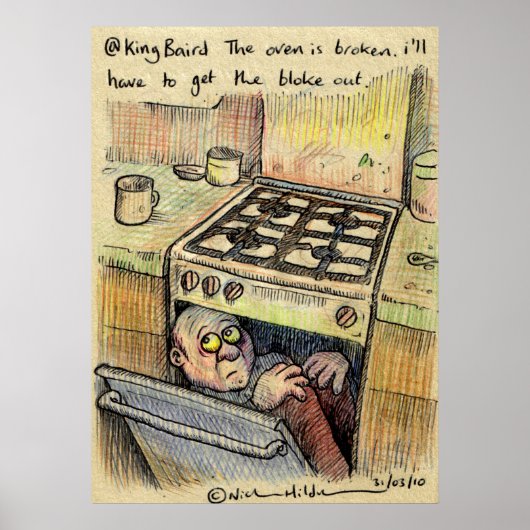 @kingbaird irkafirka poster (Voorkant)