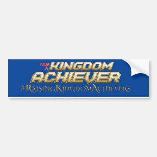 Kingdom Achiever Bumpersticker (Voorkant)