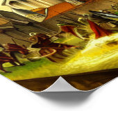 Kingdom Barracks Fantasy Digital Art Poster (Hoek)