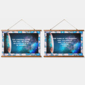 Kingdom Come Hout Topped Wandtapijt Hangend Wandkleed (Dubbel)